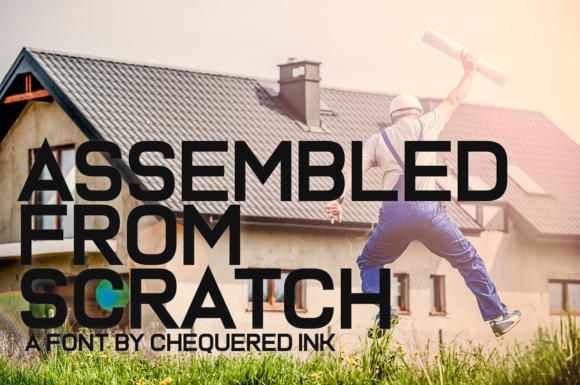 Assembled from Scratch: A Display Font Built for Digital Impact