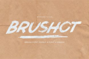 Brushot Family: A Display Font with Editorial Grace