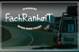 Fachranheit: A Brush Display Font for Editorial Design