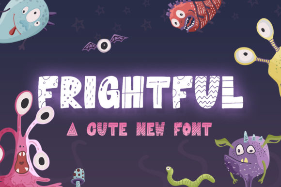 Frightful: A Funky Display Font for Campaign Creatives