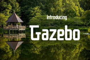 Gazebo: A Fresh Display Font with Japanese Charm