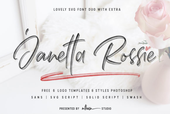 Janetta Rossie Duo: A Typeface for Polished Digital Branding