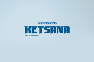 Ketsana: A Sporty Minimalist Typeface for Modern Web Design