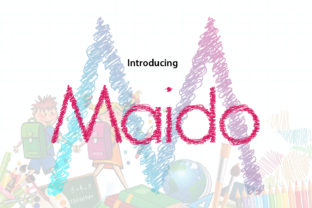 Maido: A Scribbled Display Font That Makes Handmade Products Feel Alive