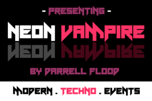 Neon Vampire: A Display Font for Evocative Editorial Design