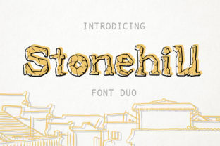 Stonehill Duo: A Textured Display Font That Feels Handcrafted