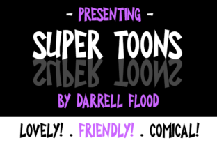 Super Toons: The Tall Expressive Cartoon Font for Web Design