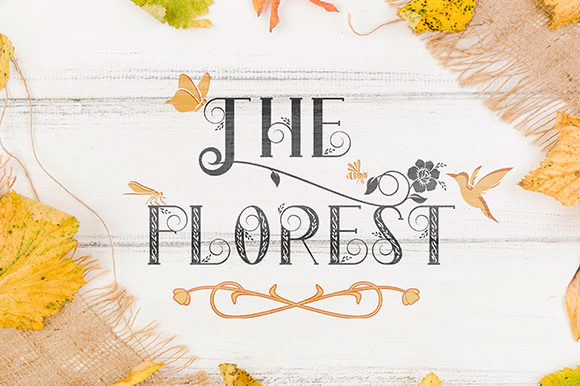 The Florest: A Nature-Inspired Display Font for Branding