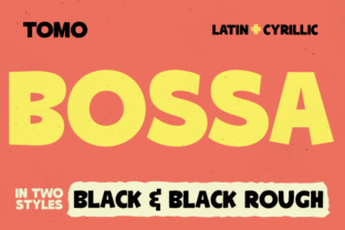 Tomo Bossa: A Playful Sans Serif Typeface for Editorial Design