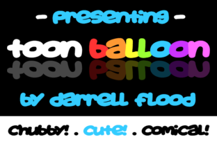 Toon Balloon: A Bouncy Display Font for Handmade Magic