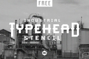 Typehead Family: A Robust Display Font for Industrial Modern Designs