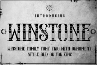 Winstone: A Bold Display Font for Standout Marketing Visuals